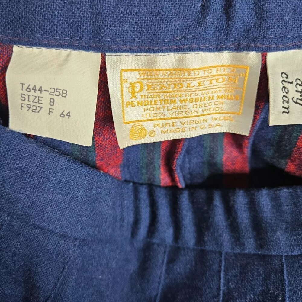 Vintage Pendleton Authentic Virgin Wool Pleated P… - image 6